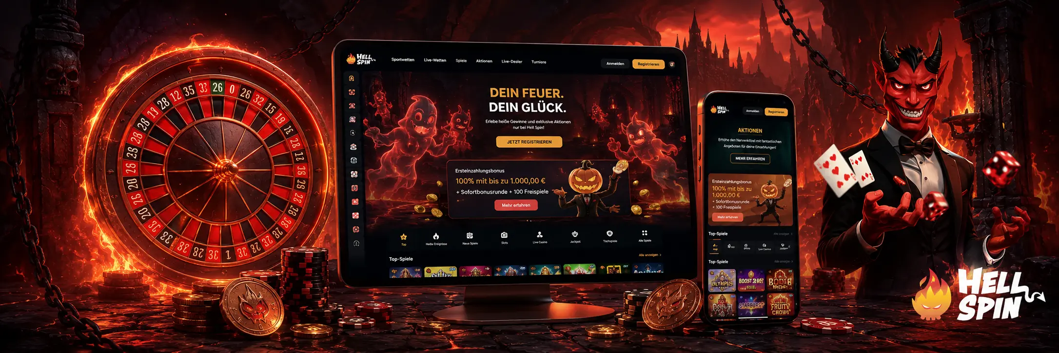 Casino Spiele bei HellSpin