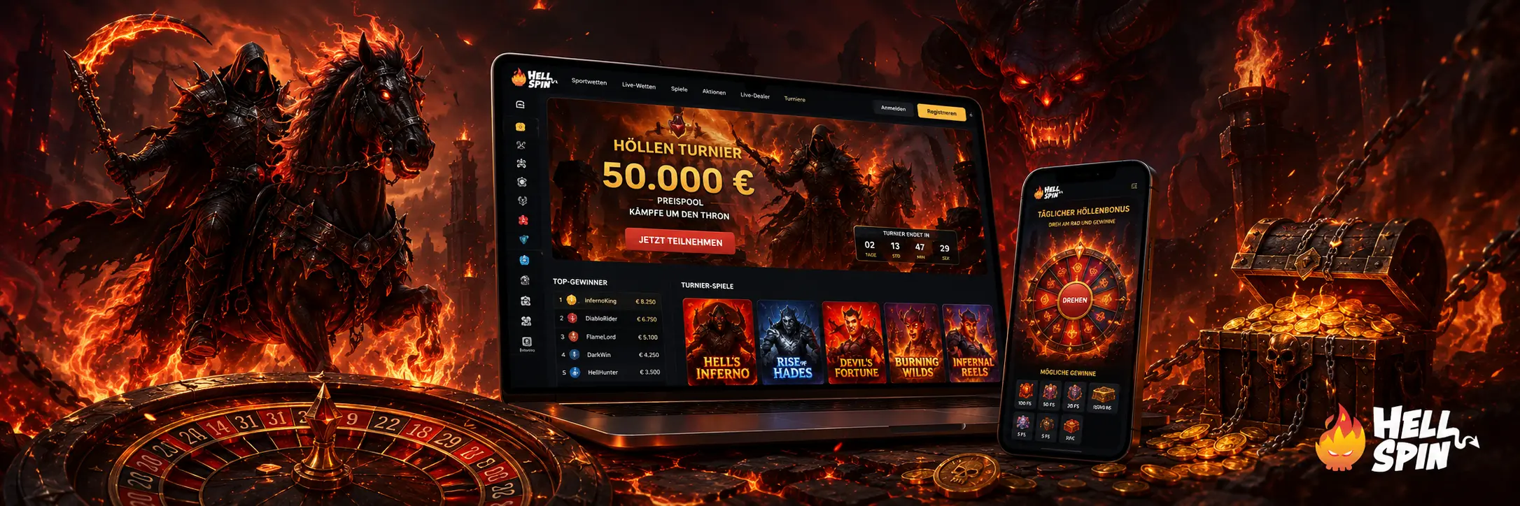 HellSpin Live Spiele starten